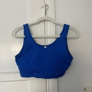 Blue Women's Crop Top